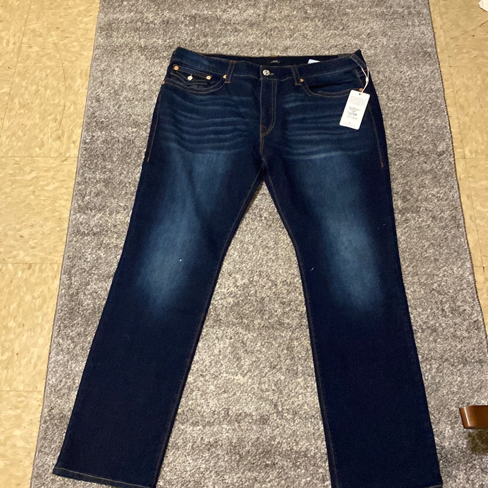 Brand new blue true religion men’s jeans size 42 with tags